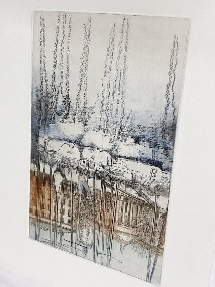 色彩銅版画 作品