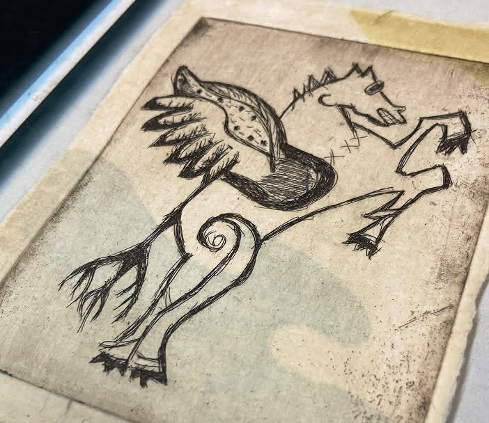 色彩銅版画